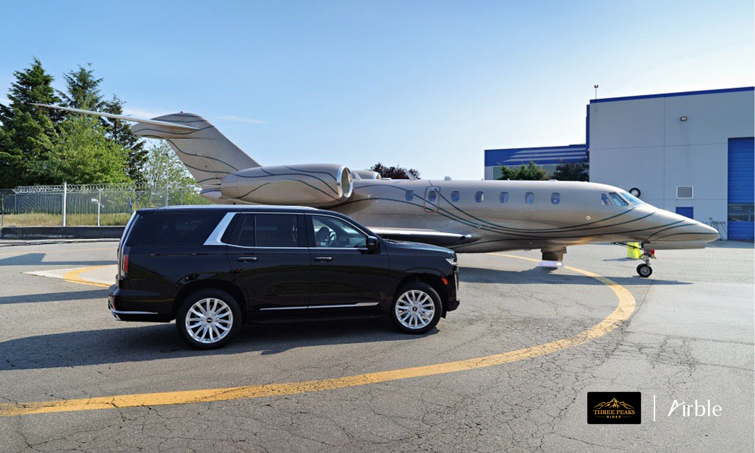 Private Jet Marketplace Airble Partners With Vancouver-Based Limousine Company Three Peaks Rides