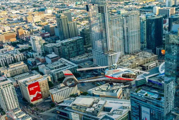 Skip the traffic. Arrive exactly where you want to be on a helicopter